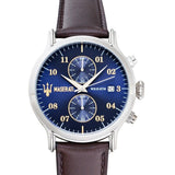 Maserati Epoca Chronograph Blue Dial Brown Leather Strap Watch For Men - R8871618001 Buy Now By Maserati