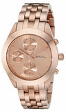 Marc Jacobs Peeker Chronograph Rose Gold Dial Rose Gold Steel Strap Watch for Women - MBM3394 Buy Now By Marc Jacobs