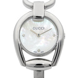 Gucci Horsebit Collection Diamonds Mother of Pearl Dial Silver Steel Strap Watch For Women - YA139506 Buy Now By Gucci