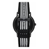 Emporio Armani Kappa Analog White Dial Two Tone Nylon Strap Watch For Men - AR80004 Buy Now By Emporio Armani