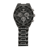 Emporio Armani Black Ceramic Chronograph Black Dial Watch For Men - AR1421 Buy Now By Emporio Armani