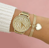 Michael Kors Portia Quartz Gold Dial Gold Steel Strap Watch For Women - MK3886 Buy Now By Michael Kors