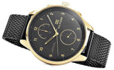 Tommy Hilfiger Chase Quartz Black Dial Black Mesh Bracelet Watch for Men - 1791580 Buy Now By Tommy Hilfiger