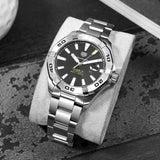 Tag Heuer Aquaracer Automatic Black Dial Silver Steel Strap Watch for Men - WAY2010.BA0927 Buy Now By Tag Heuer