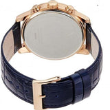 Guess Horizon Chronograph Blue Dial Blue Leather Strap Watch For Men - W0380G5 Buy Now By Guess