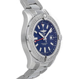 Breitling Avenger Automatic GMT 45 Blue Dial Silver Steel Strap Watch for Men - A32395101C1A1 Buy Now By Breitling
