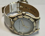 Marc Jacobs Blade White Dial White Leather Strap Watch for Women - MBM1098 Buy Now By Marc Jacobs