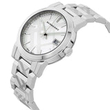 Burberry The City White Dial Silver Steel Strap Watch for Women - BU9144 Buy Now By Burberry