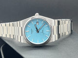 Tissot PRX Powermatic 80 Ice Blue Tiffany Dial Silver Steel Strap Watch for Men - T137.407.11.351.00 Buy Now By Tissot