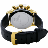 Movado Heritage Chronograph Calendoplan Blue Dial Black Leather Strap Watch for Men - 3650006 Buy Now By Movado