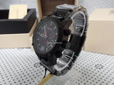 Burberry Sport Chronograph Black Dial Black Steel Strap Watch for Men - BU7703 Buy Now By Burberry