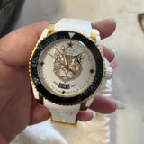 Gucci Dive Quartz White Dial White Rubber Strap Unisex Watch - YA136322 Buy Now By Gucci