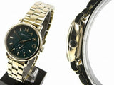 Marc Jacobs Baker Green Dial Gold Steel Strap Watch for Women - MBM3249 Buy Now By Marc Jacobs