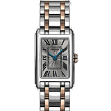 Longines Dolcevita 18K Gold Silver Dial Two Tone Steel Strap Watch for Women - L5.258.5.71.7 Buy Now By Longines