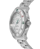 Gucci Dive Quartz White Dial Silver Steel Strap Watch For Men - YA136336 Buy Now By Gucci