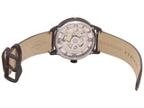 Fossil Townsman Automatic Skeleton Brown Dial Brown Leather Strap Watch for Men - ME3098 Buy Now By Fossil