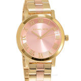 Michael Kors Norie Gold Dial Two Tone Steel Strap Watch for Women - MK3586 Buy Now By Michael Kors