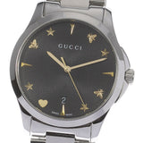 Gucci G Timeless Black Dial Silver Steel Strap Watch For Women - YA1264029 Buy Now By Gucci