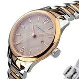 Burberry The Classic Rose Gold Dial Two Tone Steel Strap Watch for Women - BU10117 Buy Now By Burberry