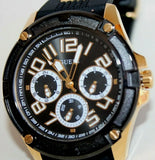 Guess Delta Black Dial Black Rubber Strap Watch for Men - GW0051G2 Buy Now By Guess