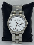 Marc Jacobs Henry Diamonds White Dial Silver Steel Strap Watch for Women - MBM3044 Buy Now By Marc Jacobs