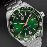 Tag Heuer Formula 1 Limited Edition Green Dial Silver Steel Strap Watch for Men - WAZ1017.BA0842 Buy Now By Tag Heuer