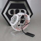 Philipp Plein The Skull White Dial White Silicone Strap Watch for Men - PWAAA1521 Authentic Buy Shop Now