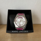 Marc Jacobs Baby Dave Silver Dial Purple Leather Strap Watch for Women - MBM1262 Buy Now By Marc Jacobs