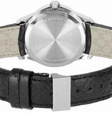 Gucci G Timeless Quartz Black Dial Black Leather Strap Watch for Men - YA126413 Buy Now By Gucci