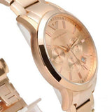 Emporio Armani Classic Rose Gold Chronograph Steel Strap Watch For Men - AR2452 Buy Now By Emporio Armani