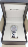 Burberry The Britain Diamonds Brown Dial Silver Steel Strap Watch for Women - BBY1803 Buy Now By Burberry