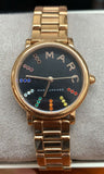 Marc Jacobs Roxy Black Dial Rose Gold Steel Strap Watch for Women - MJ3569 Buy Now By Marc Jacobs