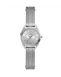 Guess Whisper Silver Dial Silver Mesh Bracelet Watch for Women - W1084L1 Buy Now By Guess
