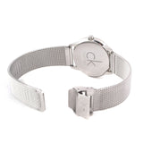 Calvin Klein Minimal Grey Dial Silver Mesh Bracelet Watch for Men - K3M22124 Buy Now By Calvin Klein