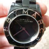 Marc Jacobs Black Dial Black Ceramic Strap Watch for Women - MBM9501 Buy Now By Marc Jacobs