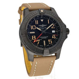 Breitling Avenger Automatic GMT 45 Black Dial Brown Nylon Strap Watch for Men - V32395101B1X1 Buy Now By Breitling