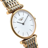 Longines La Grande Classique De Longines White Dial Two Tone Mesh Bracelet Watch for Women - L4.209.1.91.7 Buy Now By Longines