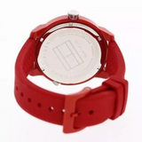 Tommy Hilfiger Denim Quartz Red Dial Red Rubber Strap Watch for Men - 1791323 Buy Now By Tommy Hilfiger