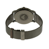 Emporio Armani Luigi Quartz Blue Dial Grey Mesh Bracelet Watch For Men - AR11053 Buy Now By Emporio Armani