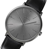 Hugo Boss Modern Grey Dial Black Leather Strap Watch for Men - 1513540 Buy Now By Hugo Boss