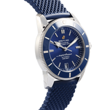 Breitling Superocean Heritage B20 Automatic 42 Blue Dial Blue Mesh Bracelet Watch for Men - AB2010161C1S1 Buy Now By Breitling