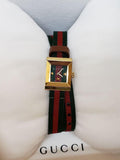 Gucci G-Frame Multicolored Dial Two Tone Nylon Strap Watch For Women - YA128527 Buy Now By Gucci