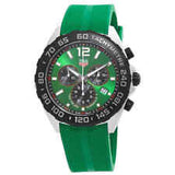 Tag Heuer Formula 1 Chronograph Green Dial Green Rubber Strap Watch for Men - CAZ101AP.FT8056 Buy Now By Tag Heuer