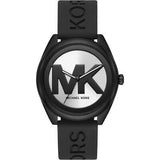 Michael Kors Janelle Quartz Silver Dial Black Rubber Strap Watch For Women - MK7138 Buy Now By Michael Kors