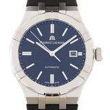 Maurice Lacroix Aikon Automatic Date Blue Dial Blue Silicone Strap Watch For Men - AI6008-SS000-430-4 Buy Now By Maurice Lacroix