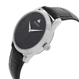 Gucci G Timeless Quartz Black Dial Black Leather Strap Watch For Men - YA1264031 Buy Now By Gucci