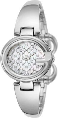 Gucci Guccissima Quartz Silver Dial Silver Steel Strap Watch For Women - YA134511 Buy Now By Gucci