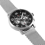 Tommy Hilfiger Chronograph Black Dial Silver Mesh Bracelet Watch for Men - 1791292 Buy Now By Tommy Hilfiger