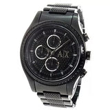 Armani Exchange Chronograph Black Dial Black Steel Strap Watch For Men - AX1605 Buy Now By Armani Exchange
