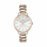 Hugo Boss Signature Silver Dial Two Tone Steel Strap Watch for Women - 1502567 Buy Now By Hugo Boss